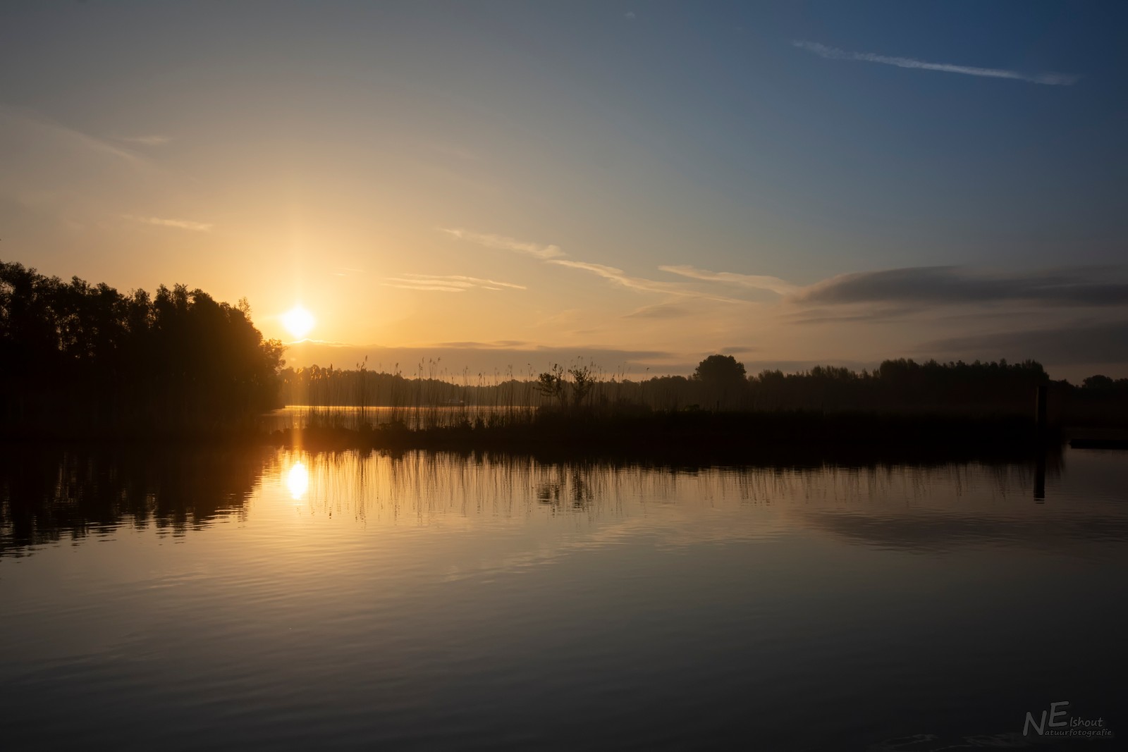 Zonsopkomst Biesbosch